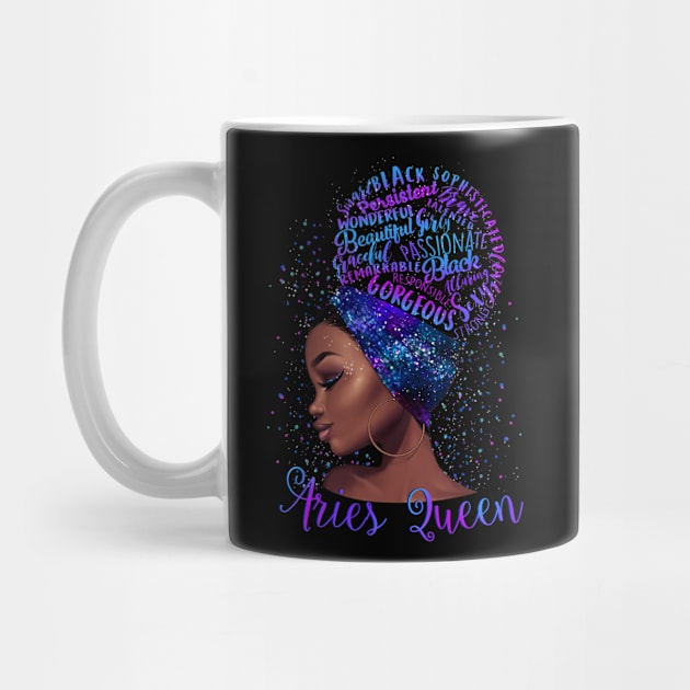 Pisces Girl Black Queen Was Born in Pisces Birthday Gifts by osami